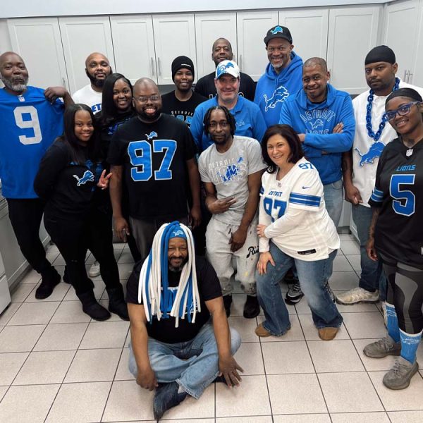 group-of-turris-employees-in-Detroit-lions-gear